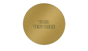 lapel pins raised text backside style