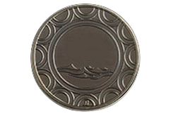 medal plating option antique nickel