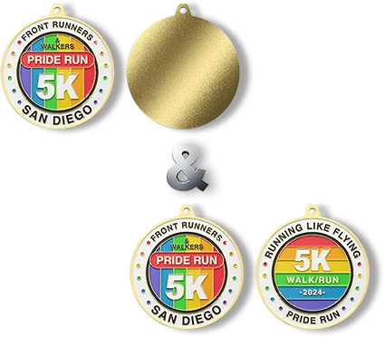 two types of custom medal