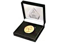 medal packagin velvet box